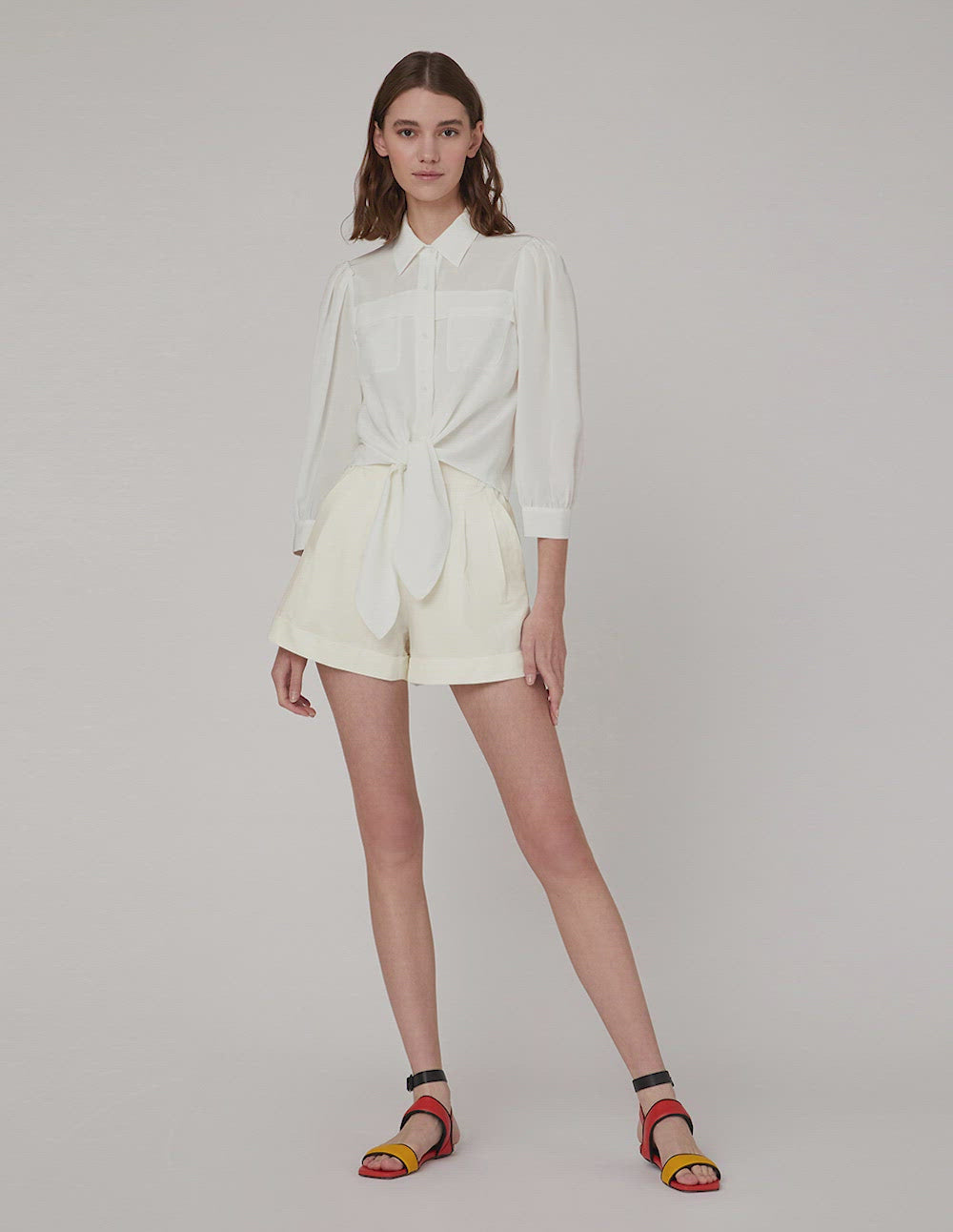 MARYLING Classic A-shaped shorts