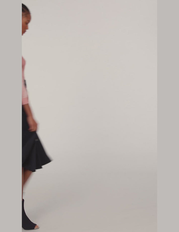 MARYLING V-Neck Off Shoulder Pullover